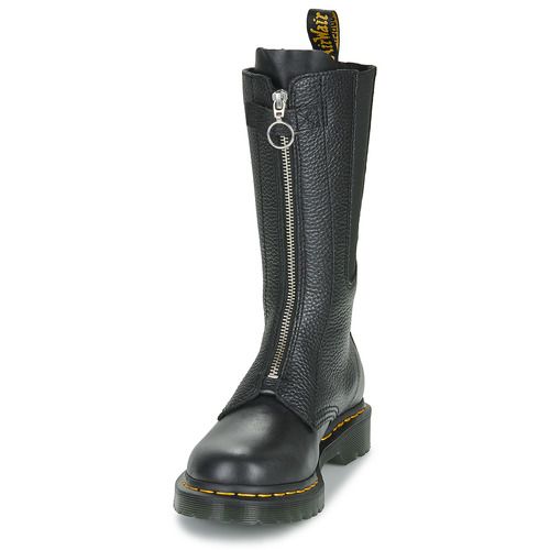 Dr. Martens Donna Stivali 1B99 FRONT ZIP BLACK WANAMA Nero - 3