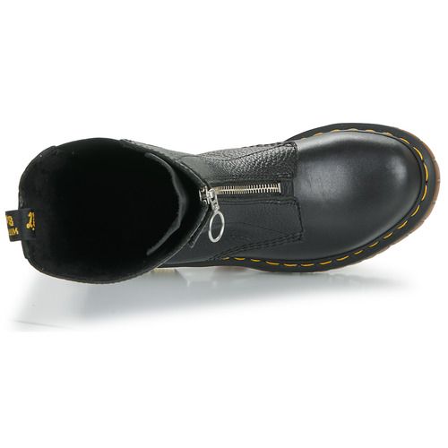 Dr. Martens Donna Stivali 1B99 FRONT ZIP BLACK WANAMA Nero - 6