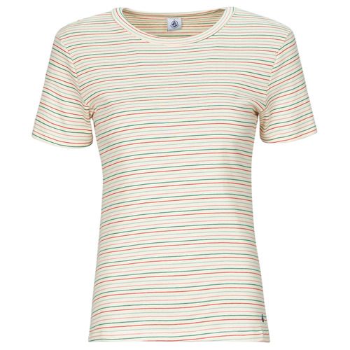 T-shirt maniche corte Donna Petit Bateau MC COL ROND Beige, elegante e versatile, ideale per ogni occasione. Design moderno e comfort senza pari, perfetta per completare il tuo look estivo. Disponibile in diverse taglie, è un must-have nel tuo guardaroba. Acquista ora per un tocco di stile chic!