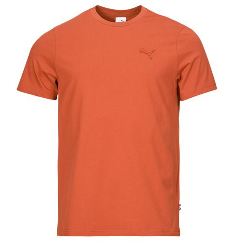 T-shirt uomo Puma BETTER ESSENTIALS MADE IN FRANCE di colore arancio, maniche corte, ideale per un look casual e sportivo. Realizzata con materiali di alta qualità per massimo comfort, questa t-shirt è perfetta per l'allenamento o il tempo libero. Scopri il tuo stile con la t-shirt Puma, un must-have nel tuo guardaroba.