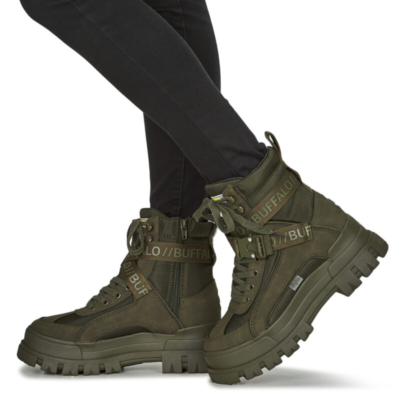 Buffalo ASPHA COM1 Kaki Stivaletti Donna - 8