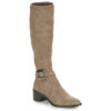JB Martin LEONOR Beige Stivali con tacco Donna