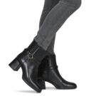 Geox Bottines noires pour femmes D WALK PLEASURE 55 - Pointure 8