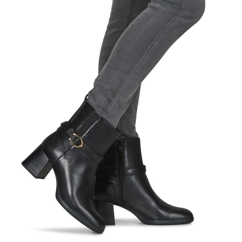 Geox Bottines noires pour femmes D WALK PLEASURE 55 - Pointure 8