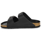 BIRKENSTOCK Arizona Big Buckle Oiled / Pelle / Black / Stretto Nero Ciabatta Donna - 4