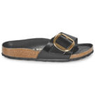 BIRKENSTOCK Madrid Big Buckle High / Light / Pelle / Negro / Pantufla negra estrecha para mujer - 2