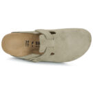 BIRKENSTOCK Boston Suede / Khaki / Stretto Kaki Zoccoli Donna - 6