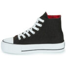 Le Temps des Cerises DREAM Nero Sneakers alte Donna - 4
