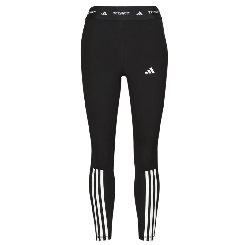 Leggings adidas TECHFIT 3-Stripes 7/8 negros para mujer - 1