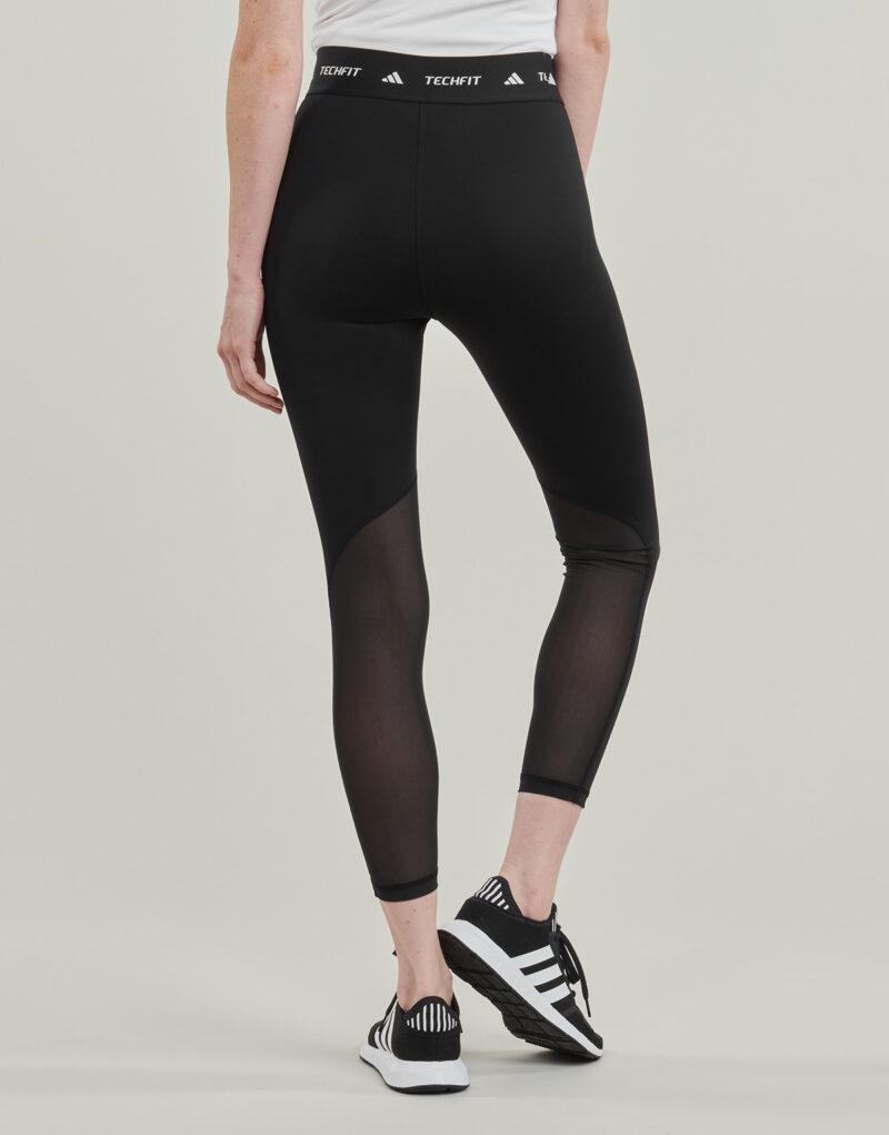 Leggings adidas TECHFIT 3-Stripes 7/8 negros para mujer - 4
