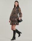 Abito corto Desigual VEST SANDALO Multicolore Abiti corti Donna - 3