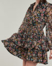 Abito corto Desigual VEST SANDALO Multicolore Abiti corti Donna - 5