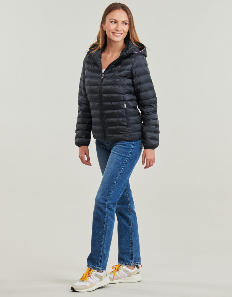 Piumino Tommy Hilfiger LW PADDED GLOBAL STRIPE JACKET Blu Piumini Donna - 3