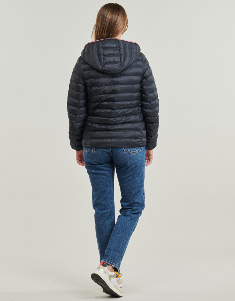 Piumino Tommy Hilfiger LW PADDED GLOBAL STRIPE JACKET Blu Piumini Donna - 4