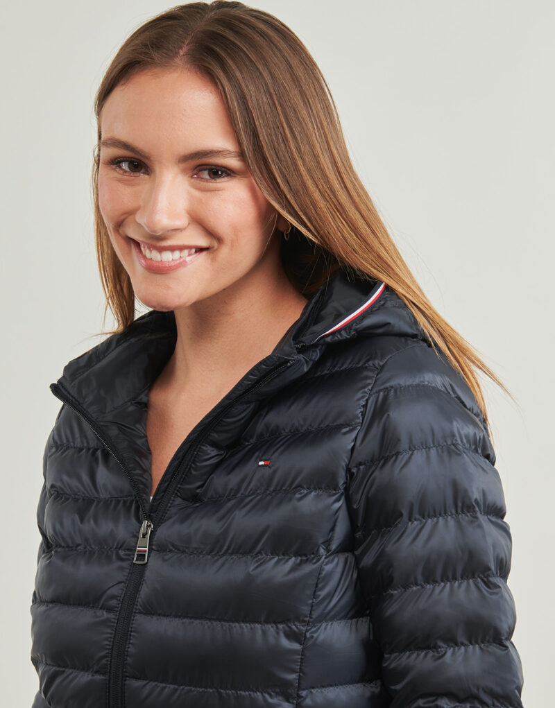 Piumino Tommy Hilfiger LW PADDED GLOBAL STRIPE JACKET Blu Piumini Donna - 5