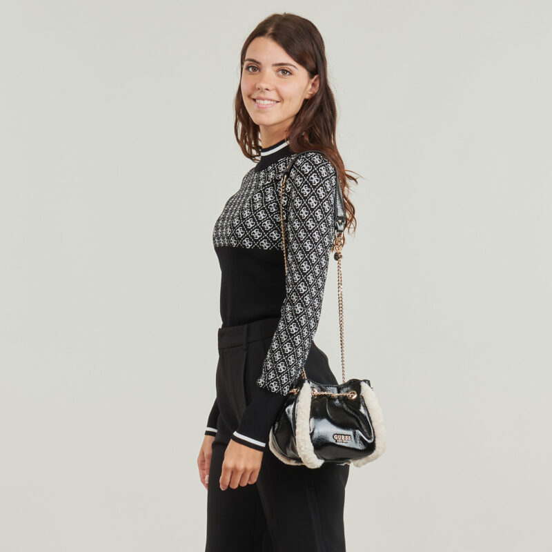 Guess DAVIKA CONVERTIBLE CROSSBODY Nero Borse a spalla Donna - 6