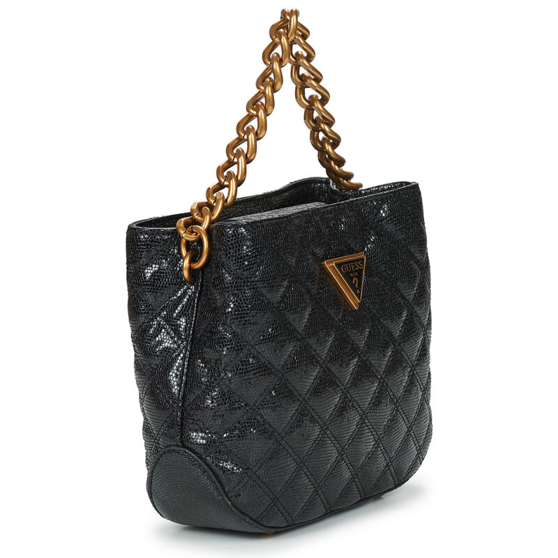 Frau Guess EIRE SMALL BUCKET Schwarze Damenhandtasche - 2