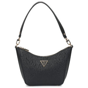 Guess ACO GLORIANNA TOP ZIP SHLOUDER Nero Borse a spalla Donna