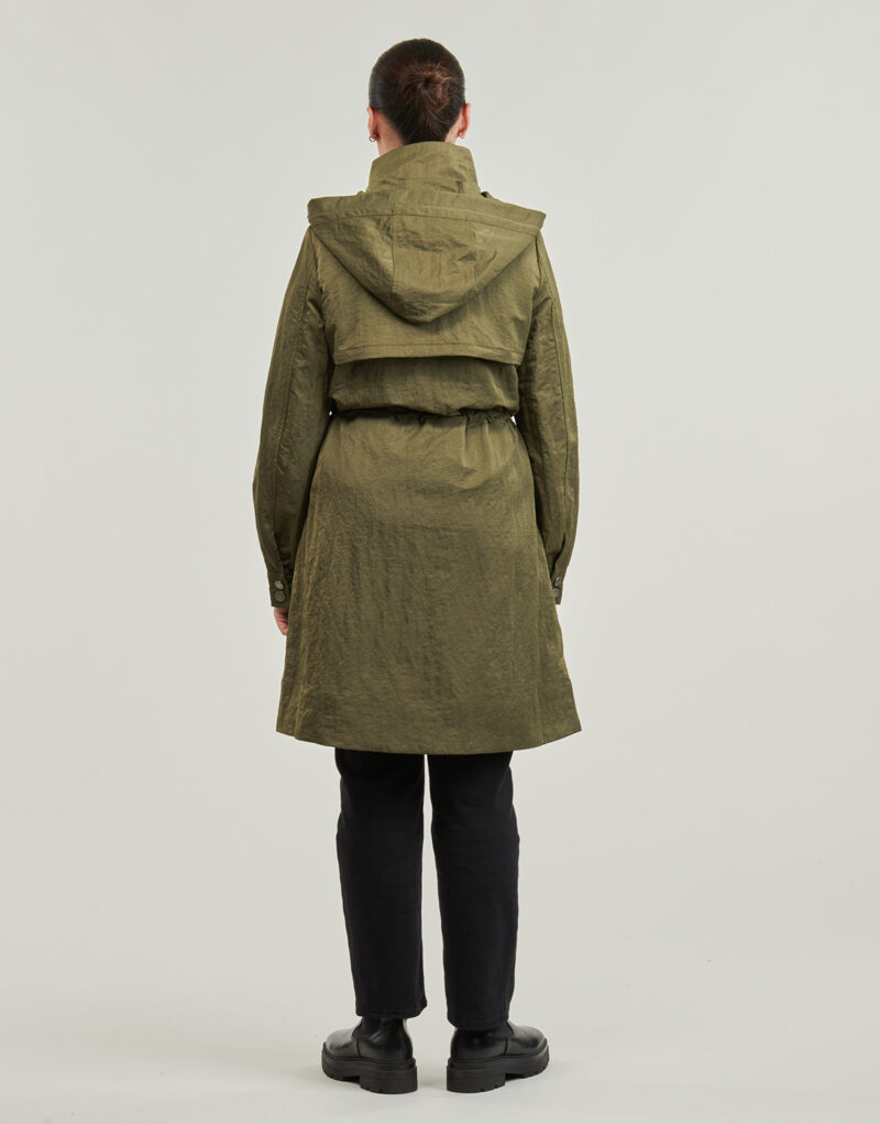 Parka Guess NATASHA PARKA DETACHABLE Kaki Parka Femme - 4