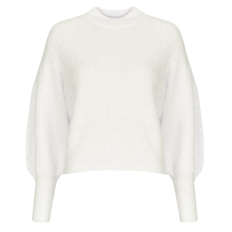 Maglione Guess KEYLA CN LS SWTR Bianco Maglioni Donna - 1