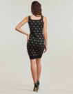 Abito corto Guess SARAH 4G SL DRESS SWTR Nero Abiti corti Donna - 4