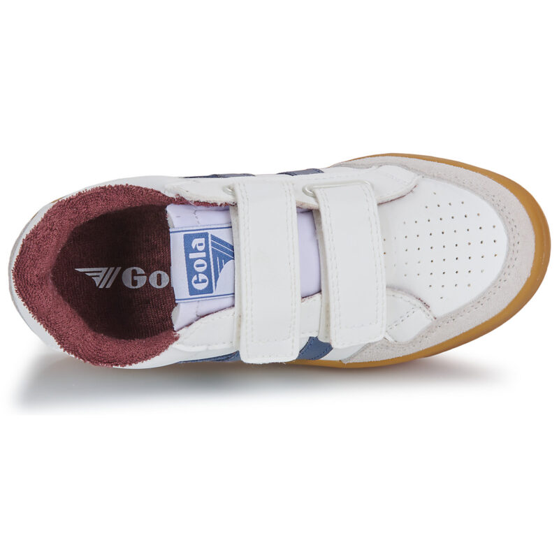 Gola Zapatillas blancas para ni&ntilde;o con correa de &aacute;guila - 6