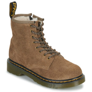 Stivaletti Dr. Martens Serena J Dark Khaki Bronx Suede Beige - Boots Bambino