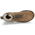 Dr. Martens Serena J Dark Khaki Bronx Suede Beige Boots Bambino - 6