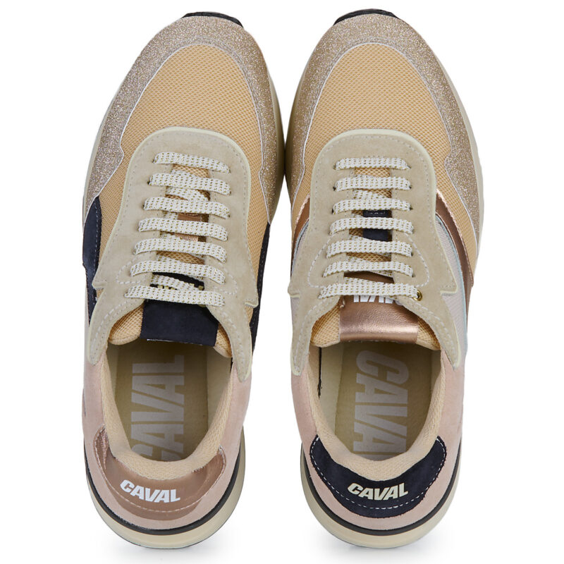 Caval WAVES Beige Baskets basses Femme - 6