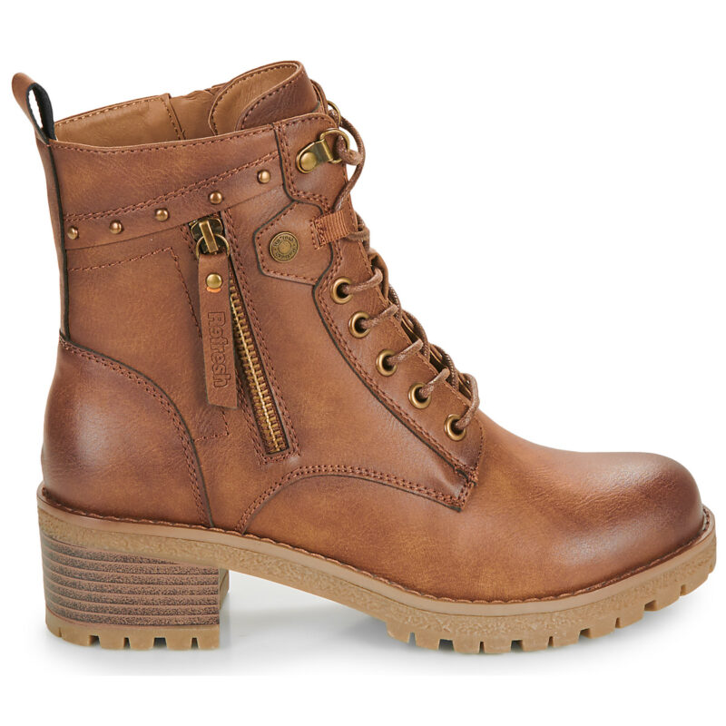 Refresh 172241-CAMEL Marrone Stivaletti Donna - 2