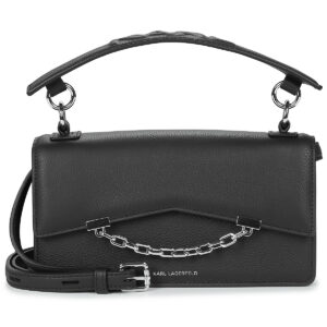 Donna Karl Lagerfeld K/SEVEN GRAINY CB Nero Borsetta Donna