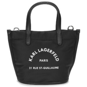 Donna Karl Lagerfeld RSG NYLON MINI TOTE Nero Borsetta Donna