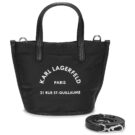 Donna Karl Lagerfeld RSG NYLON MINI TOTE Nero Borsetta Donna - 4