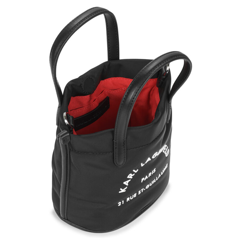 Donna Karl Lagerfeld RSG NYLON MINI TOTE Nero Borsetta Donna - 5