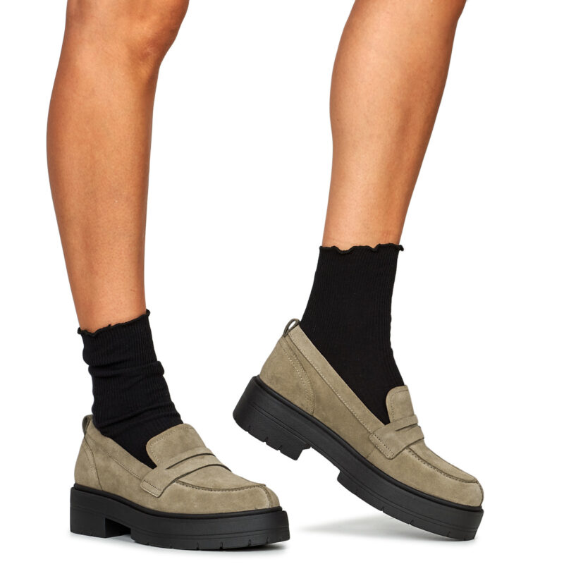 Geox D SPHERICA EC7 Grigio Mocassini Donna - 8