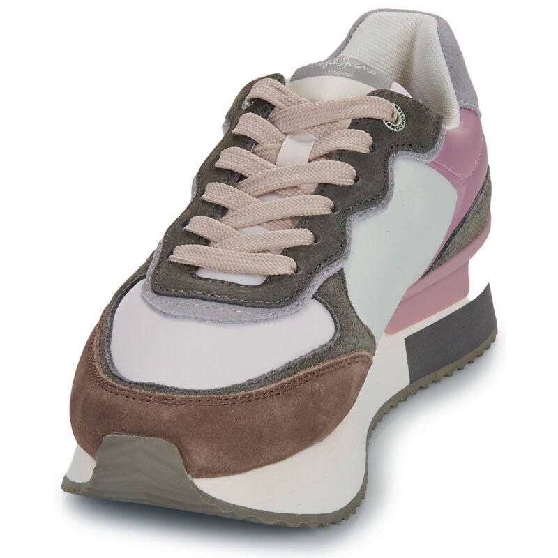 Pepe jeans RUSPER MANIA Baskets basses beige Femme - 3