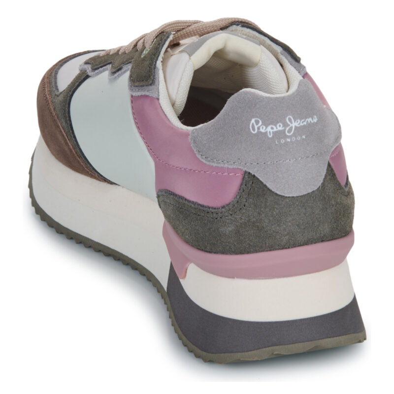 Pepe jeans RUSPER MANIA Baskets basses beige Femme - 5