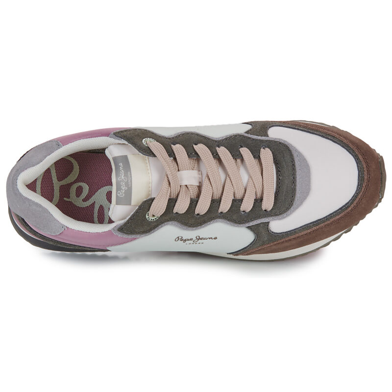 Pepe jeans RUSPER MANIA Baskets basses beige Femme - 6