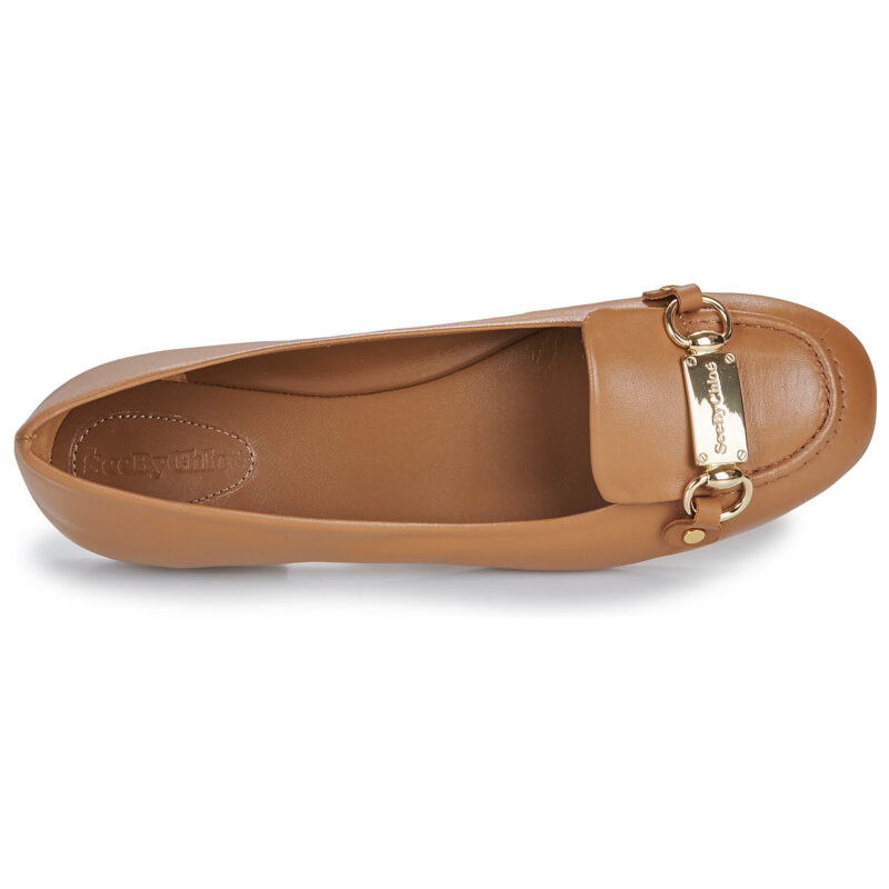 See by Chlo&eacute; SIGNATURE 1 Marron Ballerines Femme - 6