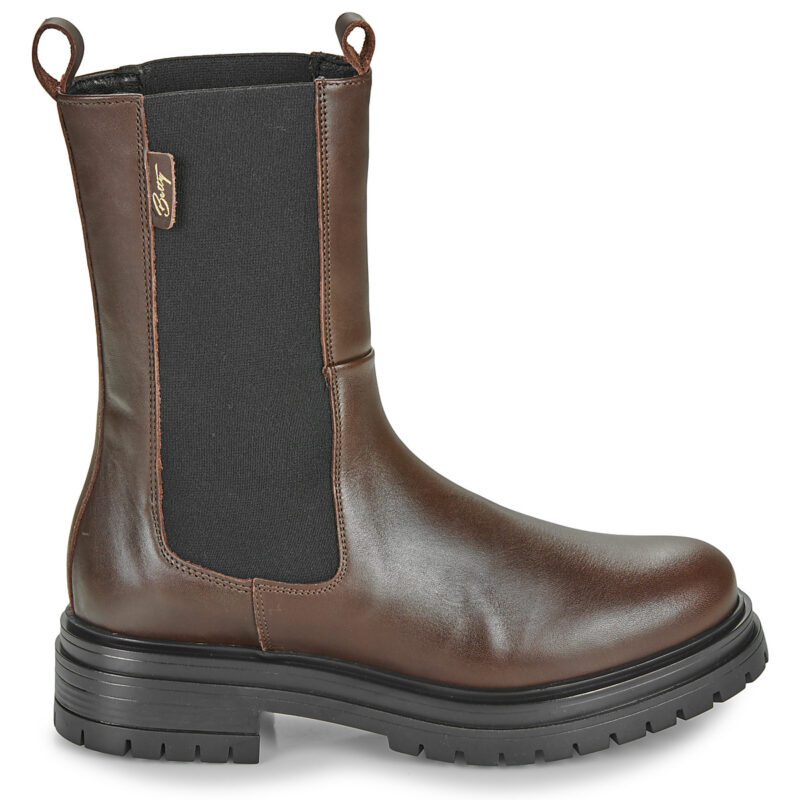 Betty London VERONIQUE Braune Damen-Ankle-Boots - Gr&ouml;&szlig;e 2