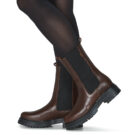 Betty London VERONIQUE Braune Damen-Ankle-Boots - Gr&ouml;&szlig;e 8