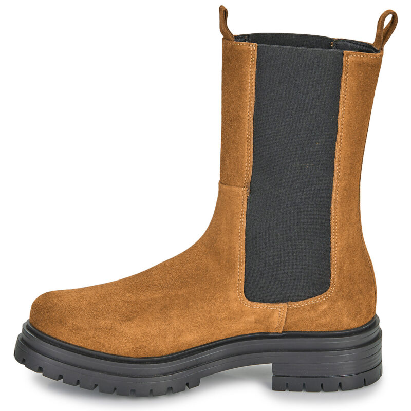 Betty London VERONIQUE Braune Damen-Ankle-Boots - Gr&ouml;&szlig;e 4