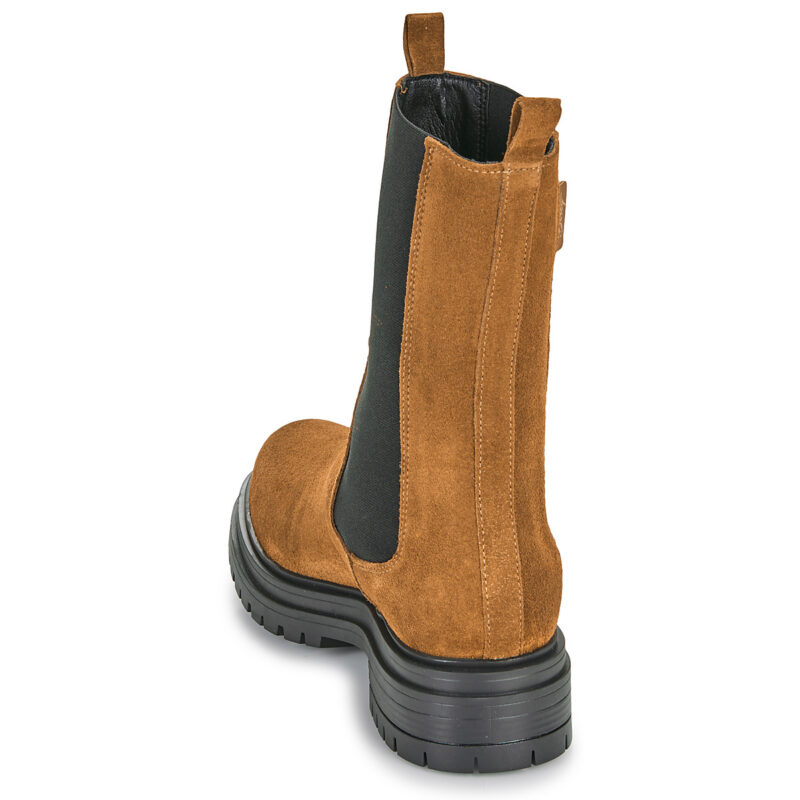 Betty London VERONIQUE Braune Damen-Ankle-Boots - Gr&ouml;&szlig;e 5