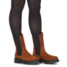 Betty London VERONIQUE Braune Damen-Ankle-Boots - Gr&ouml;&szlig;e 8