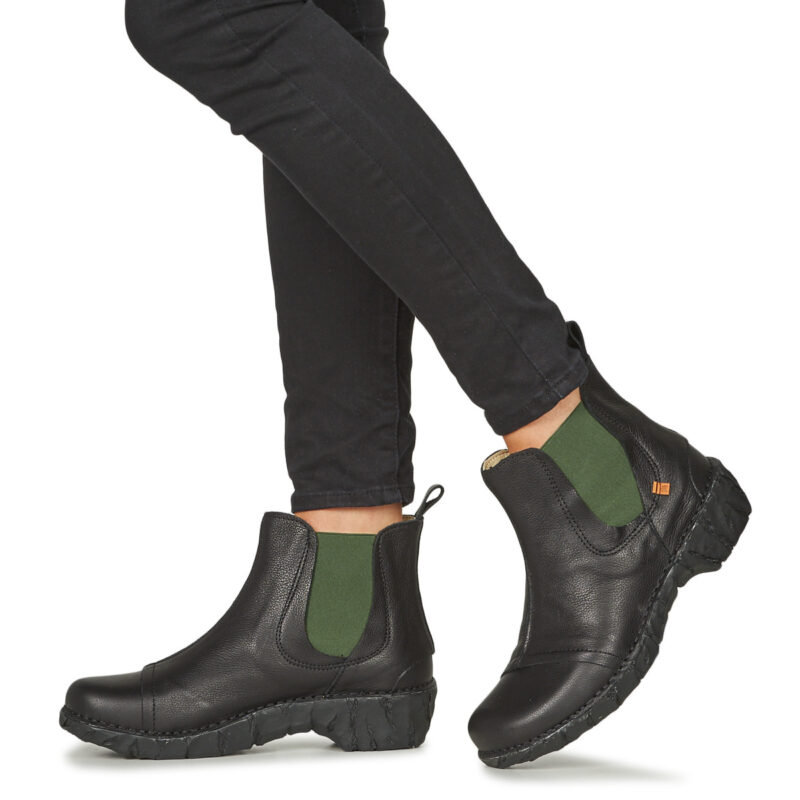 El Naturalista YGGDRASIL Schwarze Damen-Ankle-Boots - 8