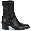 Fru.it TUBALI Schwarze Damen-Ankle-Boots - Gr&ouml;&szlig;e 2