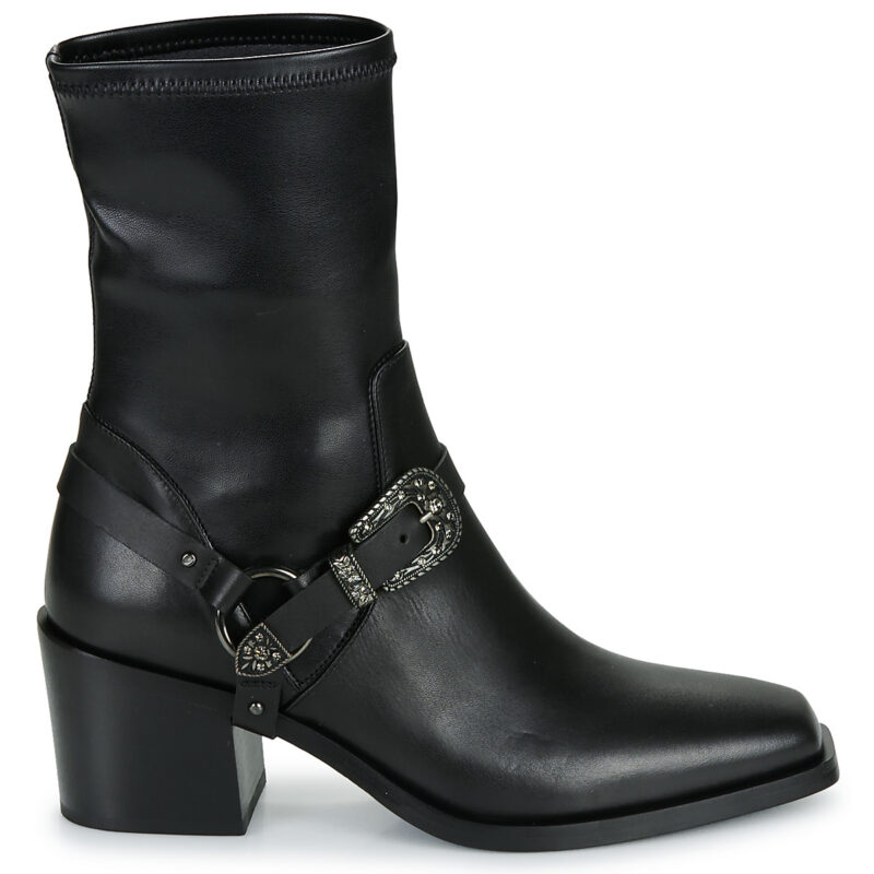 Fru.it TUBALI Schwarze Damen-Ankle-Boots - Gr&ouml;&szlig;e 2