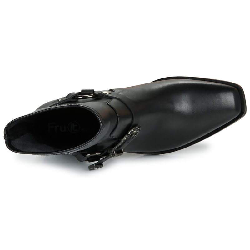 Fru.it TUBALI Schwarze Damen-Ankle-Boots - Gr&ouml;&szlig;e 6