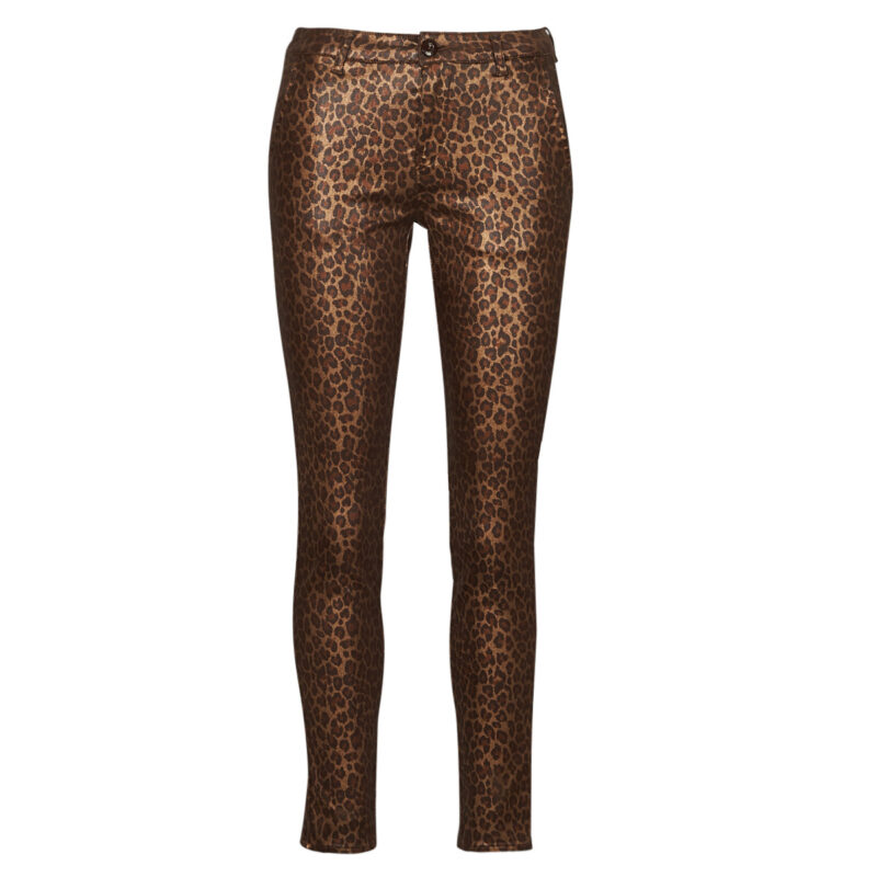 Chino trousers Le Temps des Cerises FLEXO Marrone Pantaloni Chino Donna - 1