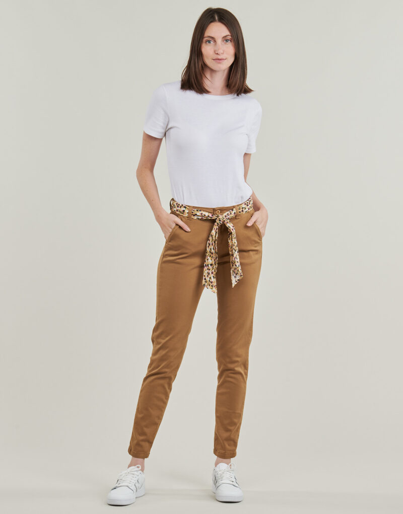 Chino-Hose Le Temps des Cerises DYLI Beige Pantaloni Chino Donna - 2